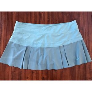 Nike Dri-Fit Women's Athletic Tennis Skirt Teal  Size XL